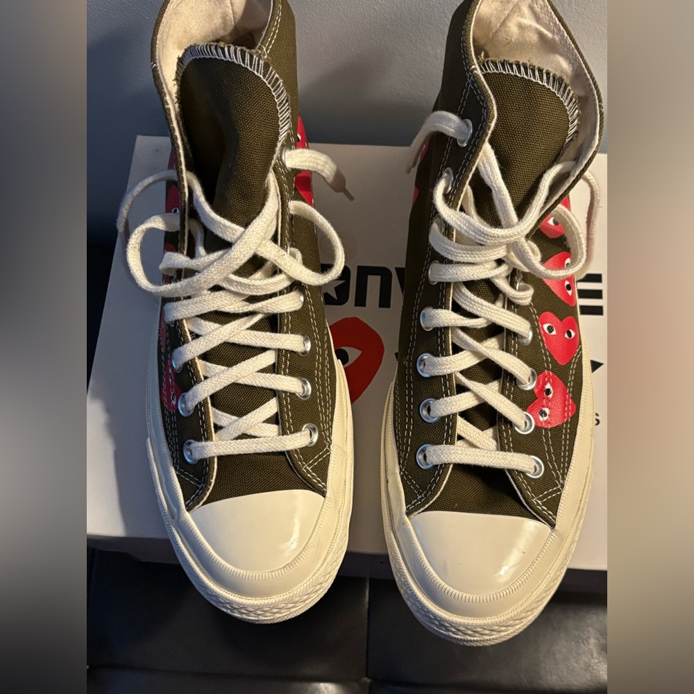 Comme des Garçons high top converse’s